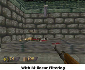 bilinear,trilinear and anisotropic filter 