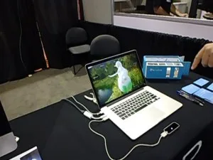 Leap Motion at ISTE 2014 attracted significant attention