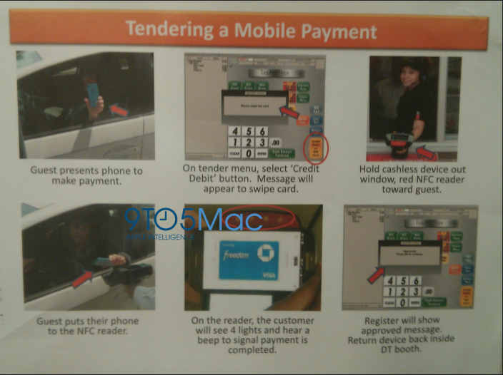 McDonalds Training for Apple Pay at the Drive through window, source MacRumors.com