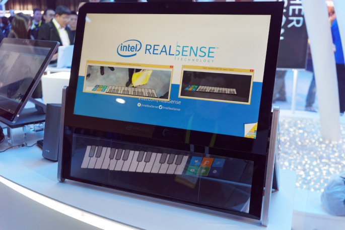 Intel RealSense Virtual keyboard