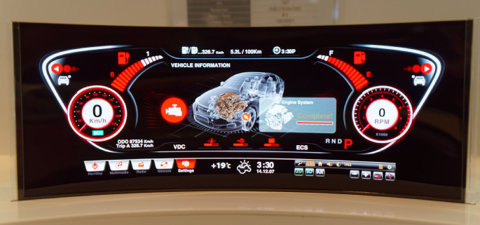 LG Display Automotive Console Display