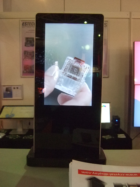 Crystal Display Systems tablet totem