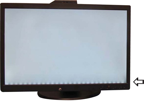 Luminit widely spaced LED display