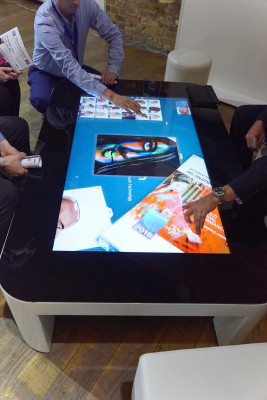 UTouch coffee table with touch