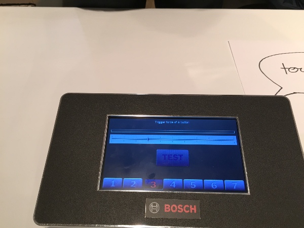 Bosch haptic display