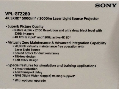 Sony GTZ280 specs