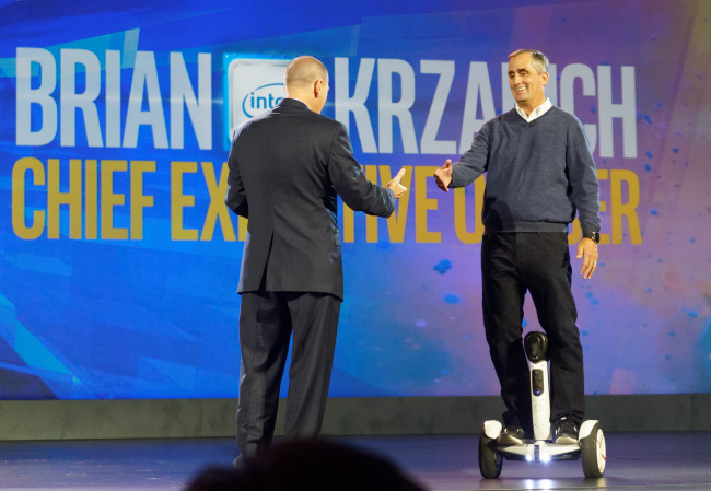 Krzanich on Segway