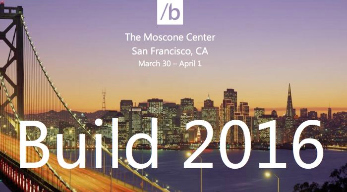 Microsoft Build conference invitation