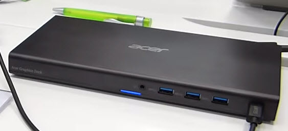 acer graphics dock