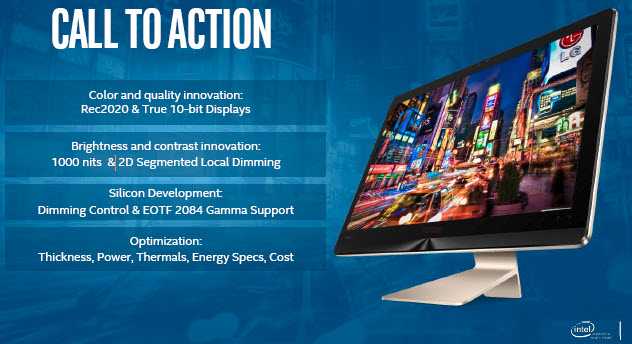 Intel call to action on monitors