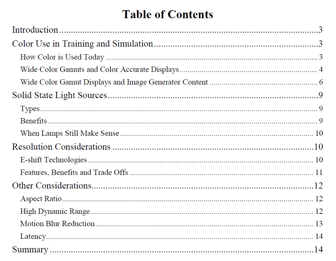 Key Trends in Simulation TOC