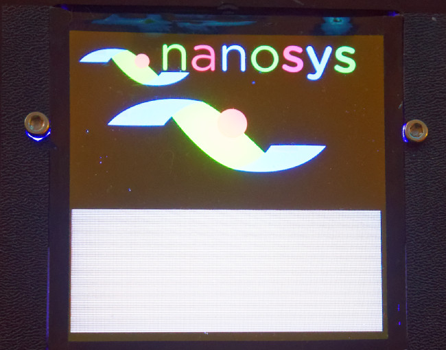 Nanosys QD Filter sample