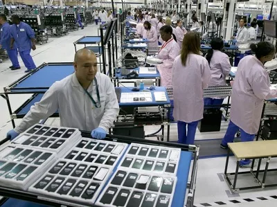 Smartphone manufacturing line