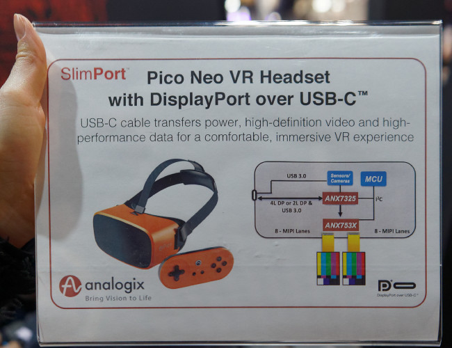 Analogix DisplayPort for VR