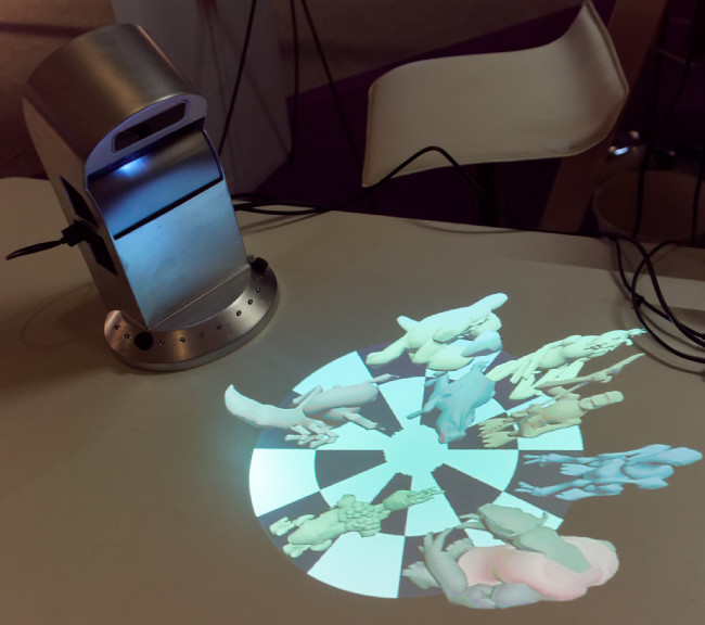 Hololamp projector