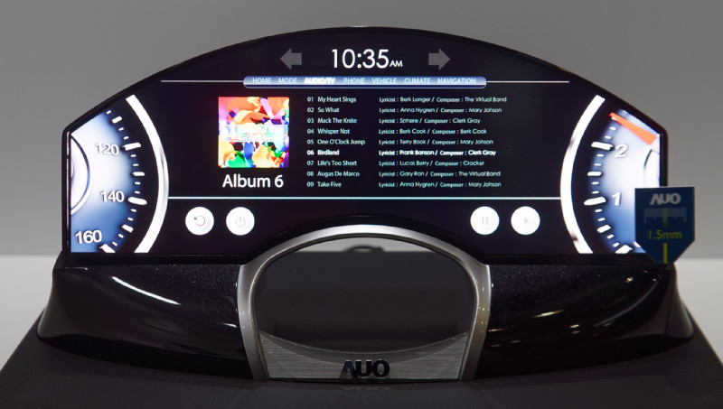 AUO Free Form LCD