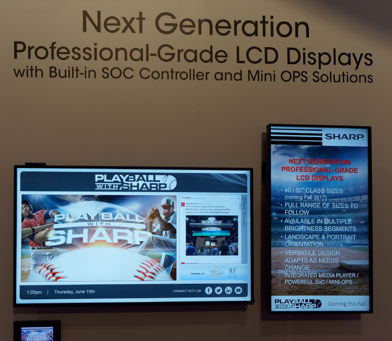 Sharp New OPS LCDs