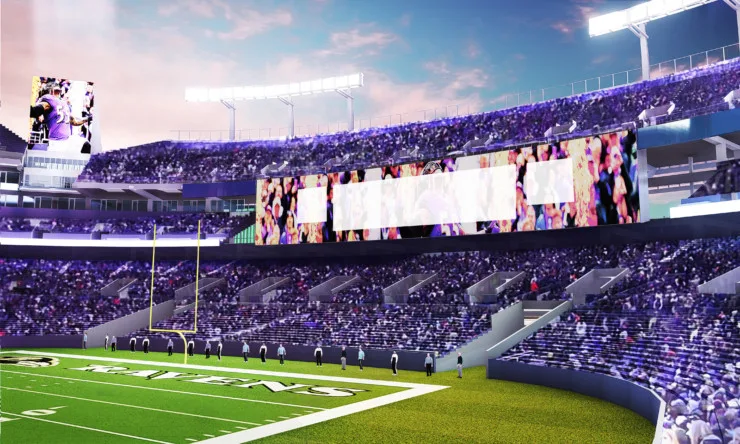 Baltimore Ravens Show Off New UltraHD Displays – Display Daily