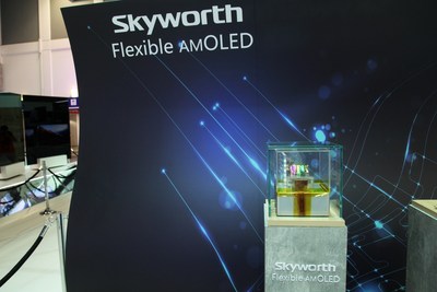 Skyworth debuts Chinas first full color 5.2 flexible AMOLED