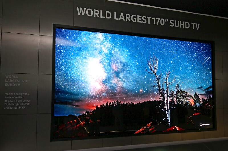 Samsung 170 inch SUHD TV 1