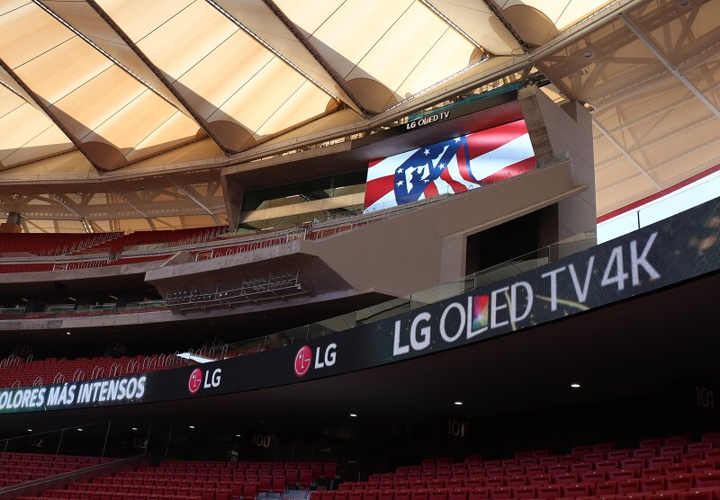 LG Signage at Atletico de Madrid 3