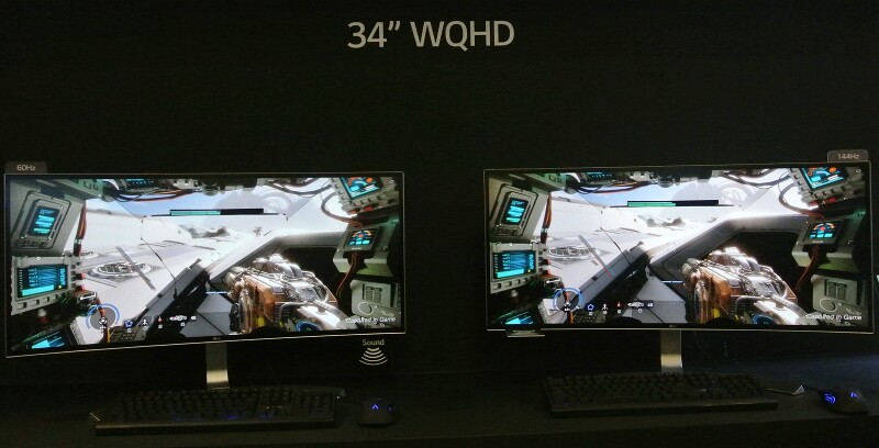 34 inch wide monitors