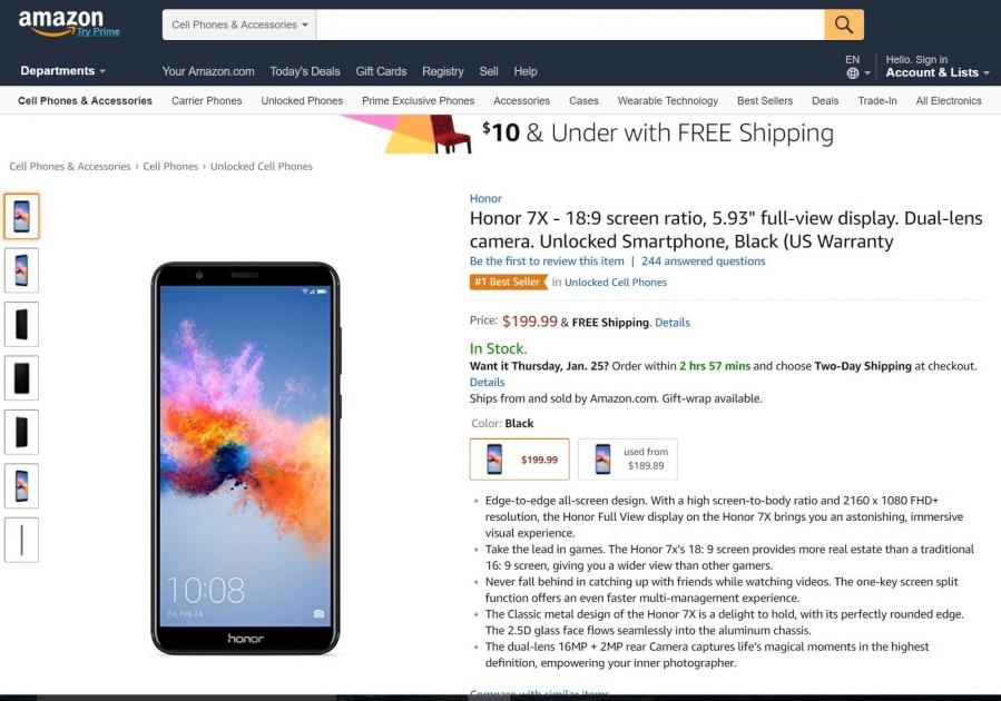 Honor 7X No1 Best Seller