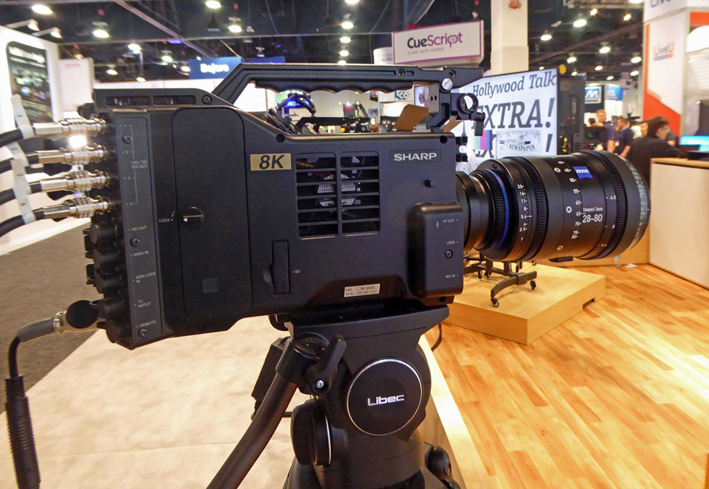 Sharp 8K Broadcast Camera SV 1024