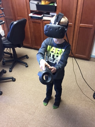 Tyler in VR gear