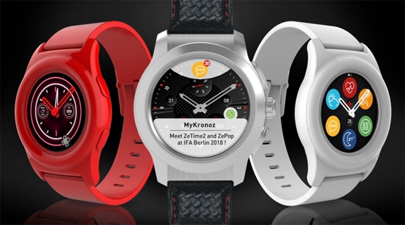 mykronoz rolls out zetime2 and zepop smartwatches