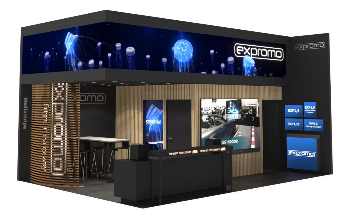 messestand ise2020 expromo