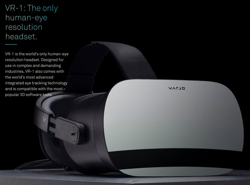 Varjo-VR1, The First ‘Real’ VR Headset – Display Daily