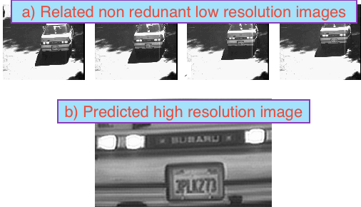 Super Resolution upsampled image example