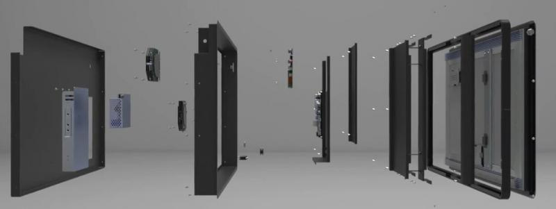 CDS monitor animation exploded view proc