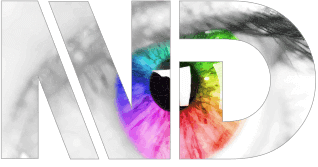 NVD eye logo white