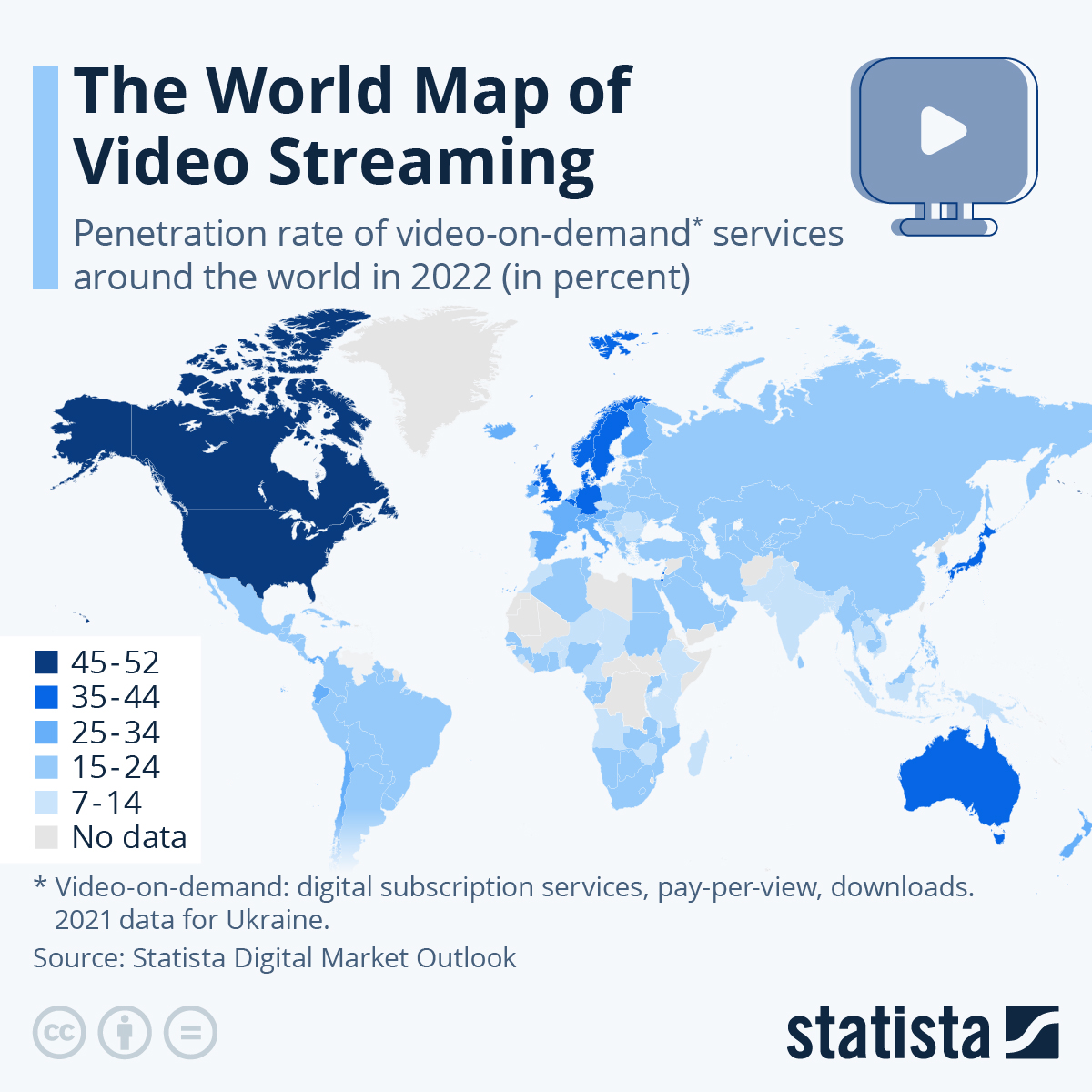 video streaming map