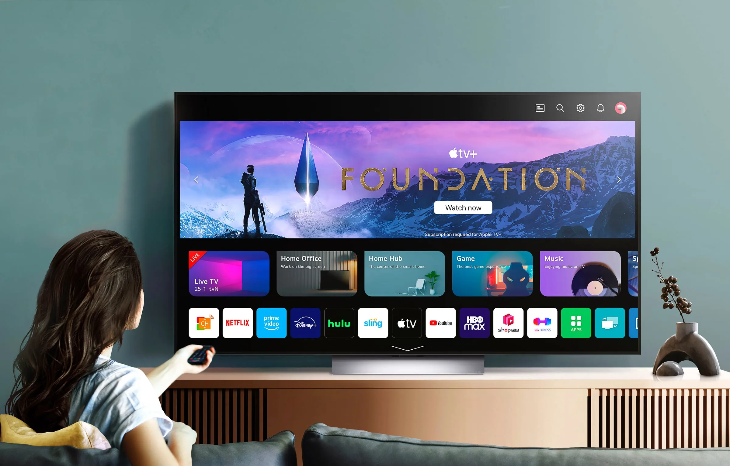 WEBOS 23 WILL BE FOUND IN LG'S 2023 OLED AND LCD TVS. PHOTO: LG