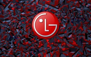 LG Display Logo on hot coals